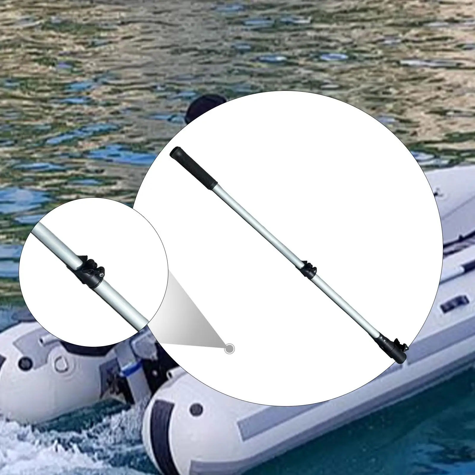 

Tiller Motor Extension Handle Extended Handle Hand Operated Practical Replacement Ergonomic Grip Extend Sturdy 61 cm-100 cm