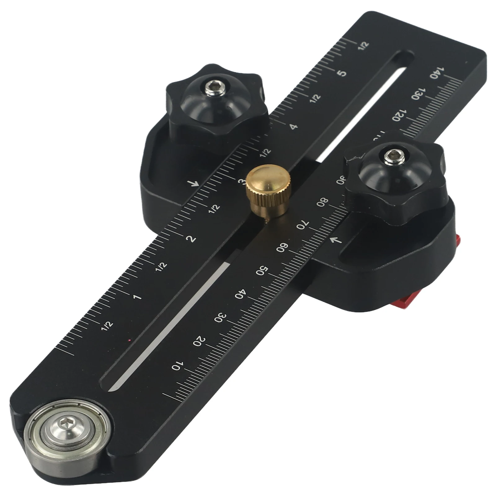 Table Saw Thin Rip Jig Guide Aluminum Alloy Fence For Narrow Strip Cuts Miter Slot Router Band Saw Woodworking Tool Accessory
