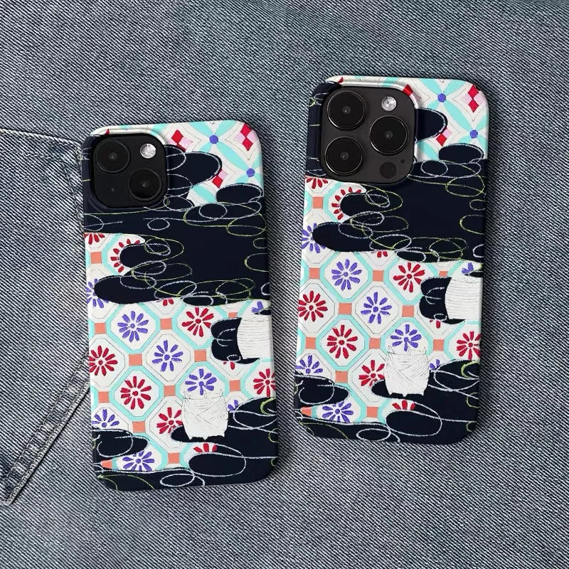 

Ins Korean Japanese Pattern Case for IPHONE 17 16ProMax 15 14 13 12 11 PRO 16Plus Acrylic TPU Two in One Magnetic Phone Cases