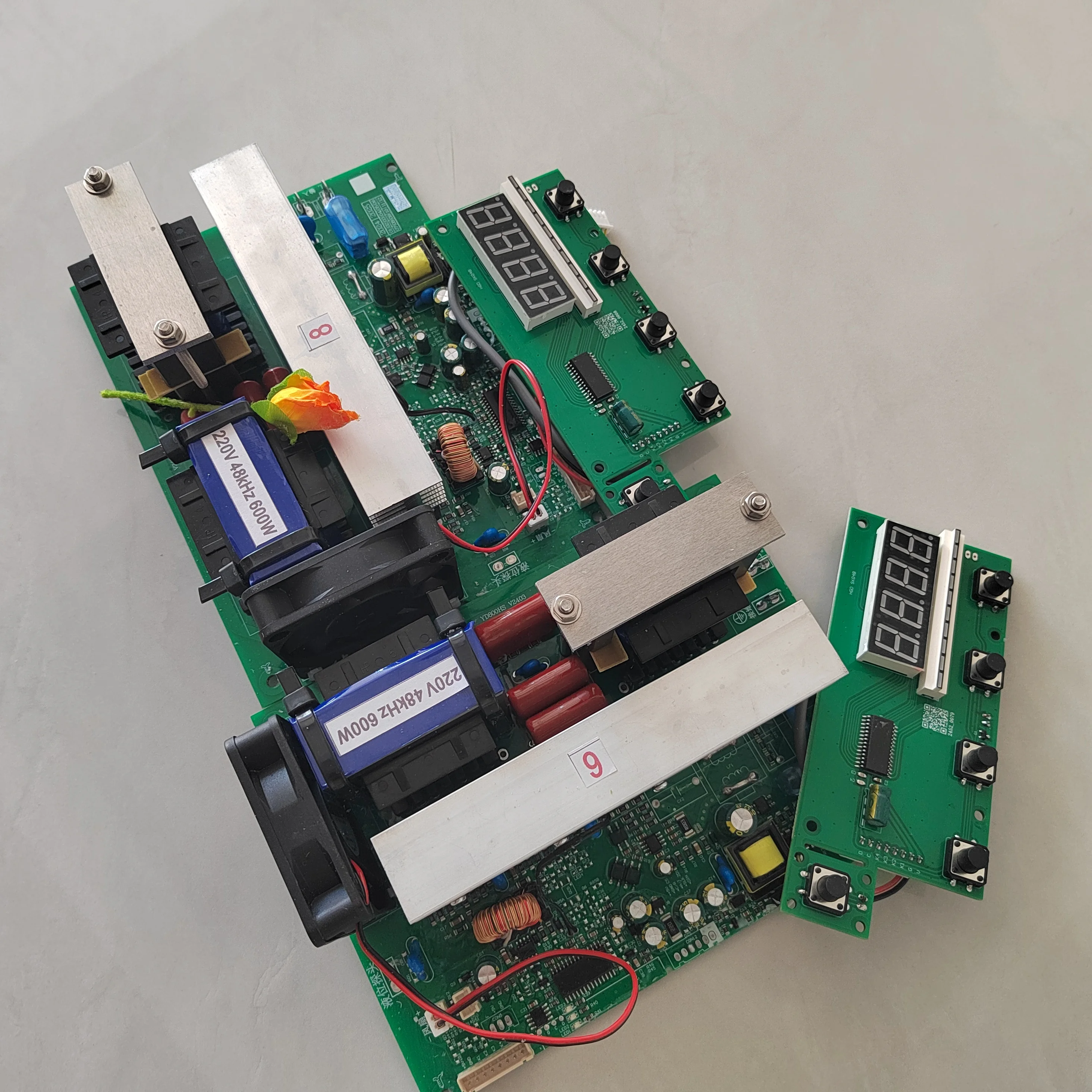 40KHZ 400W Ultrasonic Driver Circuit Board With Display Board Timer and Power Adjust