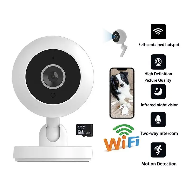 

New Wireless Camera WIFI 5G 1080P Kids Home Remote Webcam HD Security Monitor HD Voice Intercom Security Protection