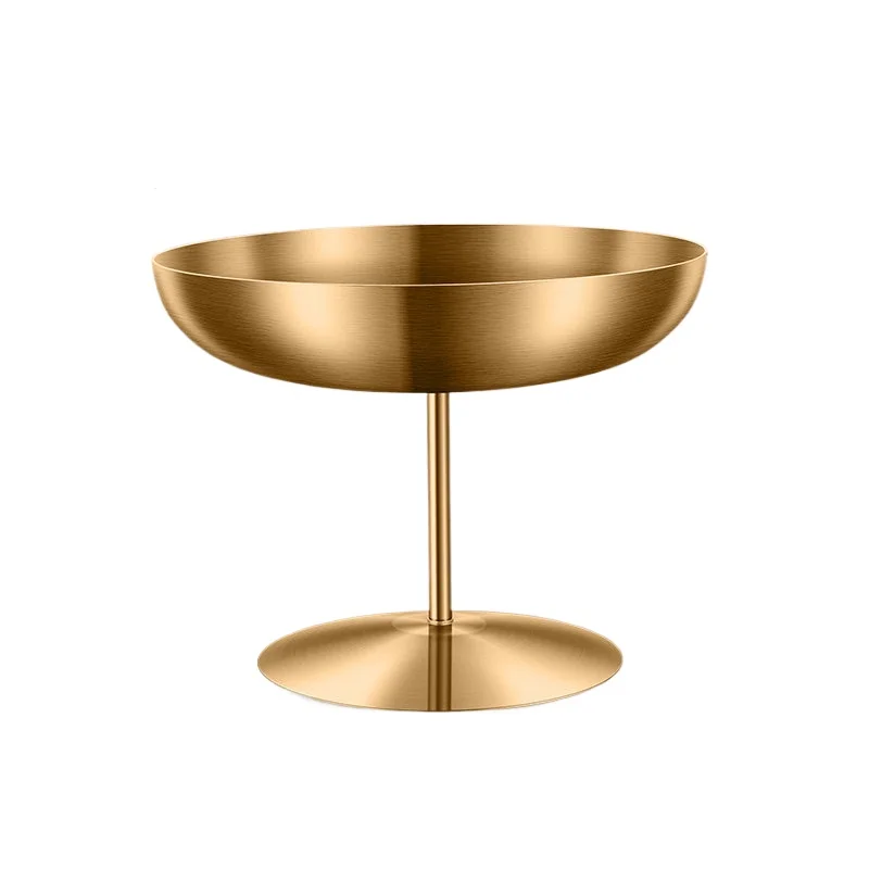 

LH stainless steel dessert tall mouth cup pudding ice cream custard bowl fruit teacup