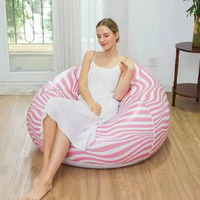 Large Lazy Inflatable Sofa Chairs PVC Lounger Seat Bean Bag Sofas Pouf Puff Couch Tatami Living Room Supply Outdoor Camping