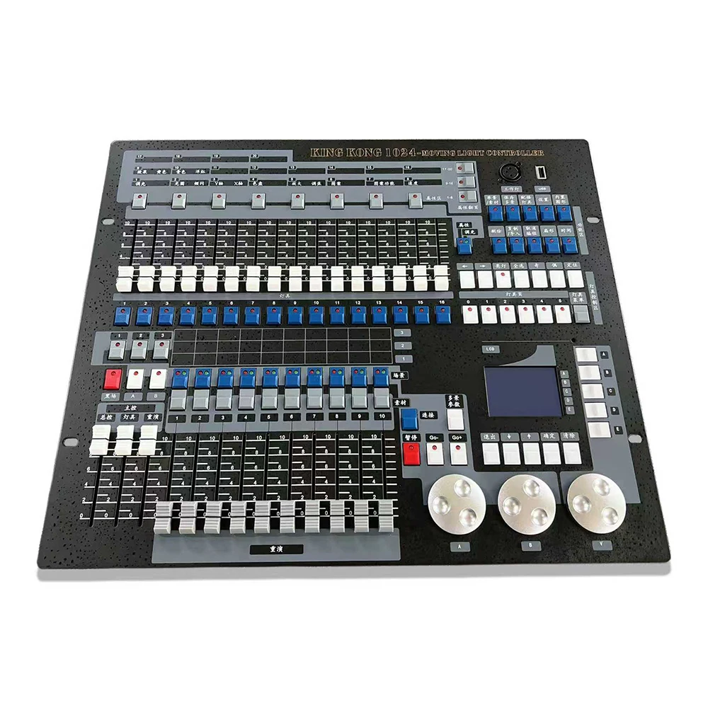 

1024 DMX Stage Lighting Controller Surface Unit with 96 Dimmers (DMX512), suitable for use in DJ parties and nightclub stage
