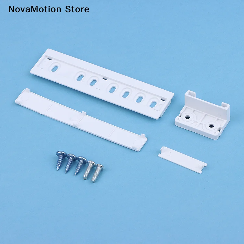 [NM]1Set Universal Embedded Refrigerator Slide Rail For Fridge Door Slide Rail Mounting Kit Refrigerator Door Guide Moving Slide