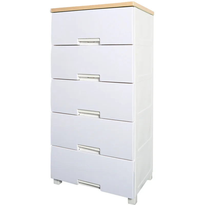 Drawer type storage cabinet bedside bedroom living room multi layer plastic