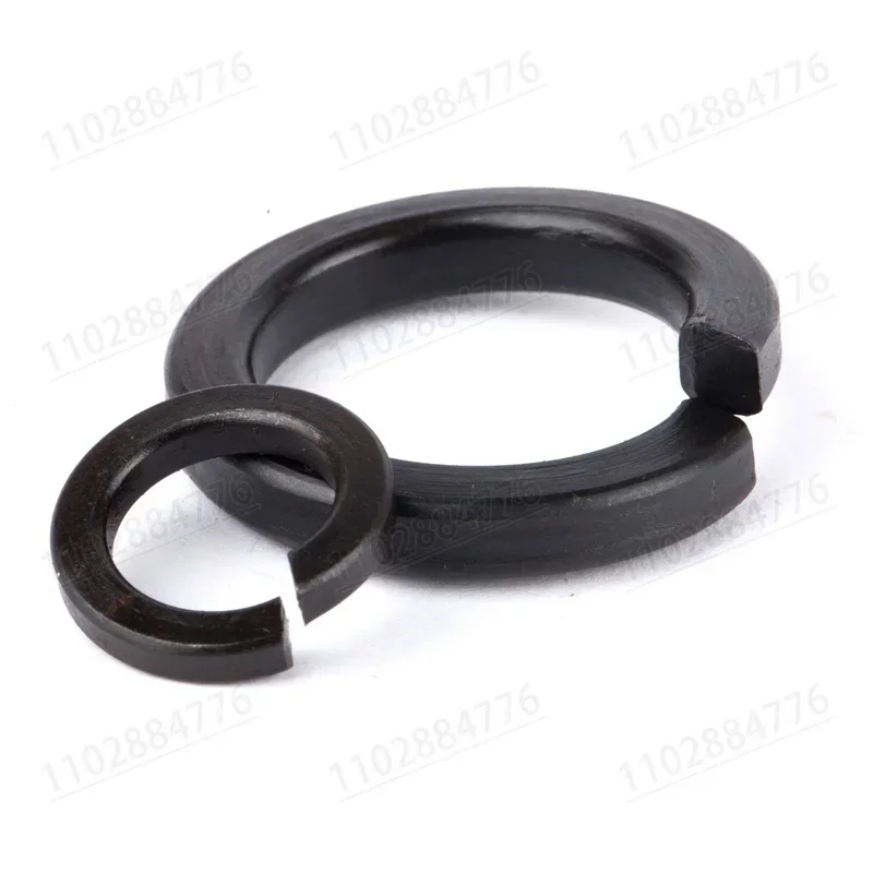 Carbon Steel Spring Washer for Automotive Black Spring Lock Washers M3 M4 M5 M6 M8 M10 M12 M14 M16 M18 M20 M24 M27