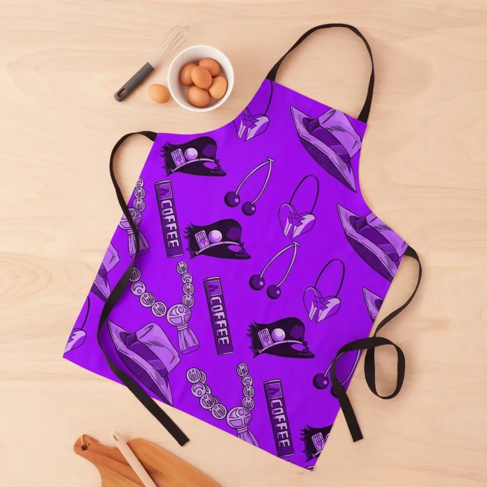 

Monopurple Stardust Crusaders Apron chef for man New year's Apron