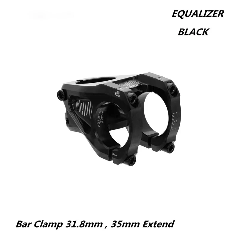 Funn equalizador mtb mountain bike completo cnc enduro am-10 graus 31.8mm 35mm barra braçadeira 35mm steer bicicleta haste