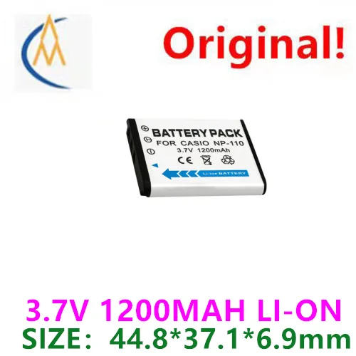 buy more will cheap CNP-110 camera battery suitable for Casio EX-Z2000/EX-ZR10 NP-110 lithium battery 1200mah 3.7v