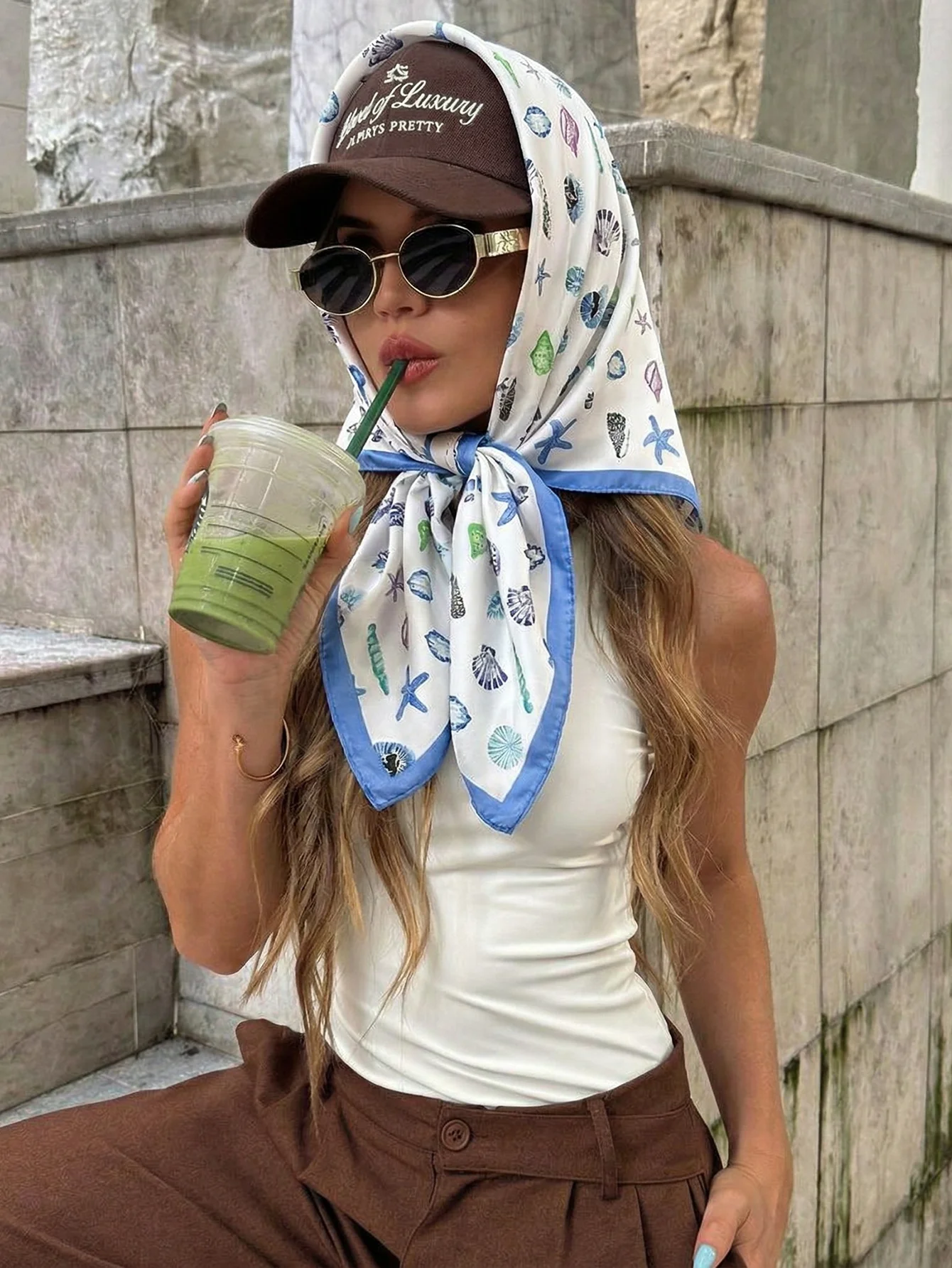 Fashion Print Silk Hairbands Scarf Women 2026 Spring New Elagant Floral Bandana Neck Kerchief Head Bands Foulard Female Scarfs