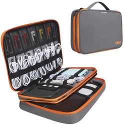 Travel Electronic Accessories Organizer, Storage Handbag Cable Organizer Bag Waterproof Carry Pouch for 11.6 Laptop,Tablet,Power