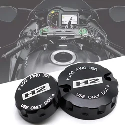 Front Brake Clutch Reservoir Cover For KAWASAKI NINJA H2 H2R H2SX 2015-2020 Motorcycle Accessories Oil Fluid Cylinder Cap CNC