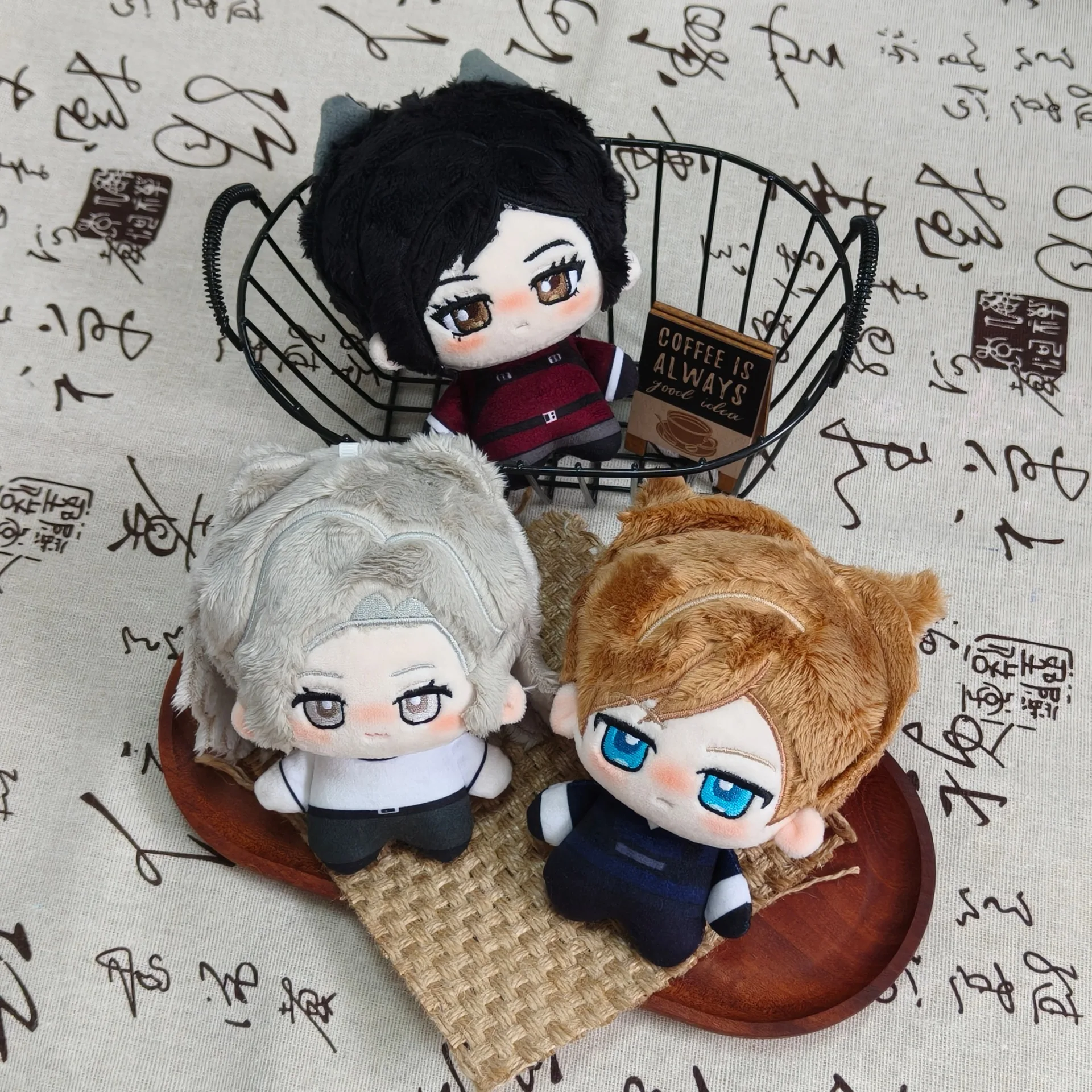 

In Stock Plush Doll 10cm Cotton Keychain Leon Ada Wong Grace Game Peripherals Stuffed Toy Gift For Game Collectors
