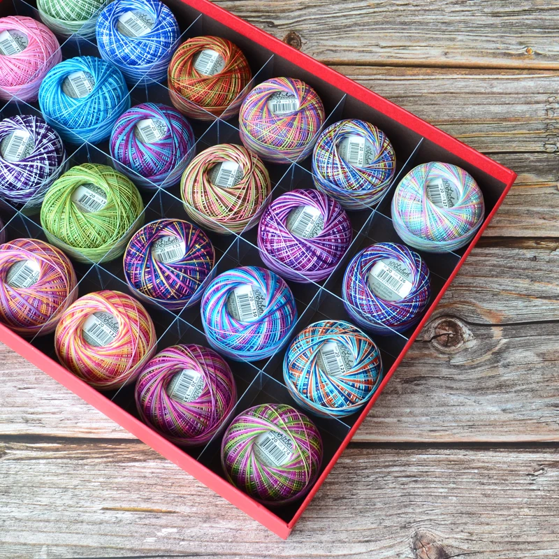 

Пряжа из чистого хлопка с кружевом, секционного крашения, 0 HHL, для одежды, тканей, ручного вязания и аксессуаров