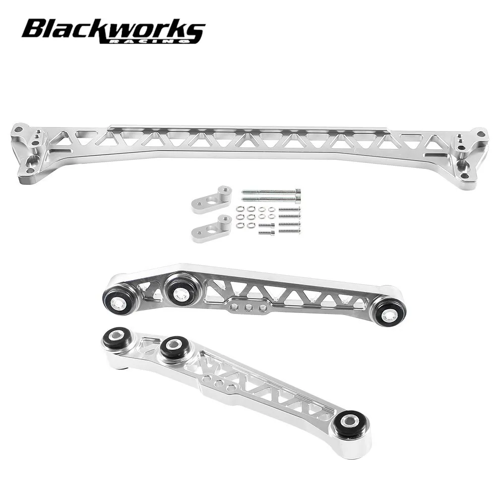 

F7 Billet Lower Control Arm Rear LCA With Rear Subframe Brace For 1992-1995 Honda Civic EG