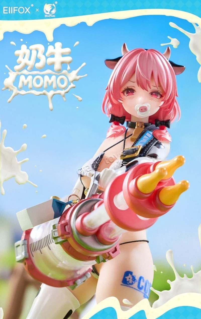【In Stock】EIIFOX BearPanda MOMO Cow Girl 1/8 Scale Premium Collectible Action Figure Model Toy Gift