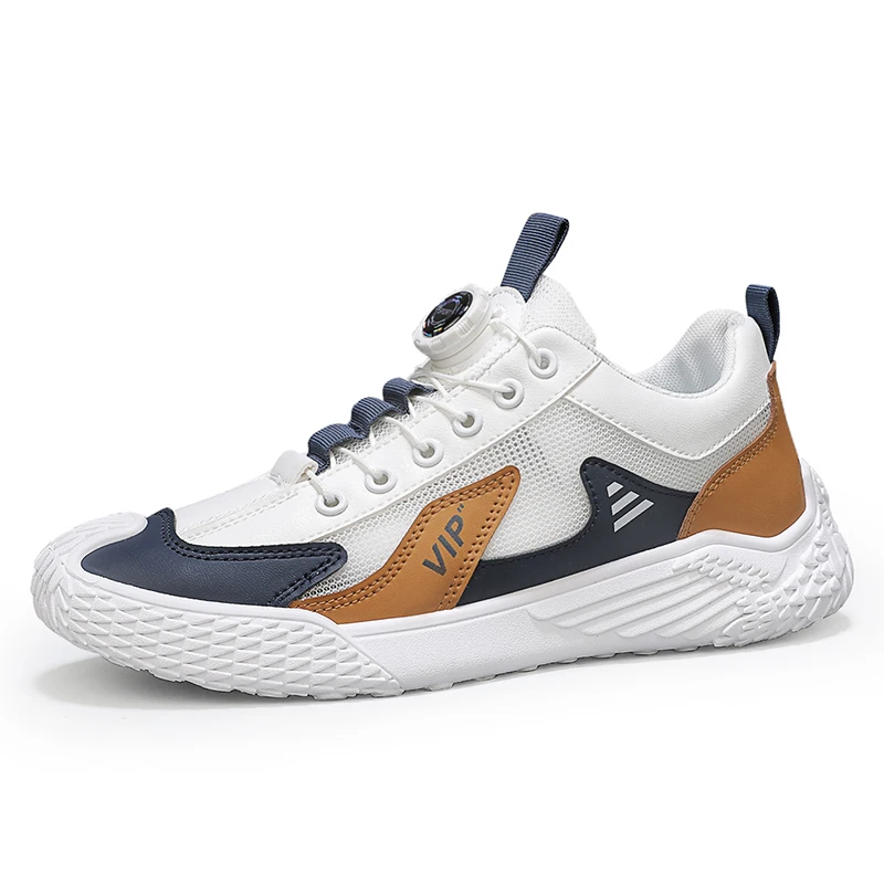 

Men's motorcycle shoes, rotating buckle mesh sports shoes, casual shoes