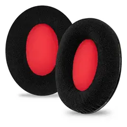 Velour Replacement Ear Pads for HyperX Cloud II, 2, Cloud III, 3, Mix, Alpha, Cloud Flight, Stinger, 2, 2 Core Headphones