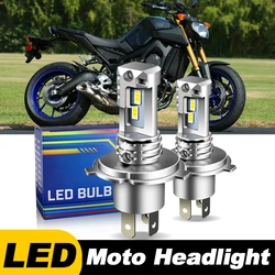 1pc/2Pcs Motorcycle Headlights For Yamaha FZ09 MT-09 2014 2015 2016 Super Bright H4 HS1 LED Headlamp Hi/Low Beam Bulb CANbus