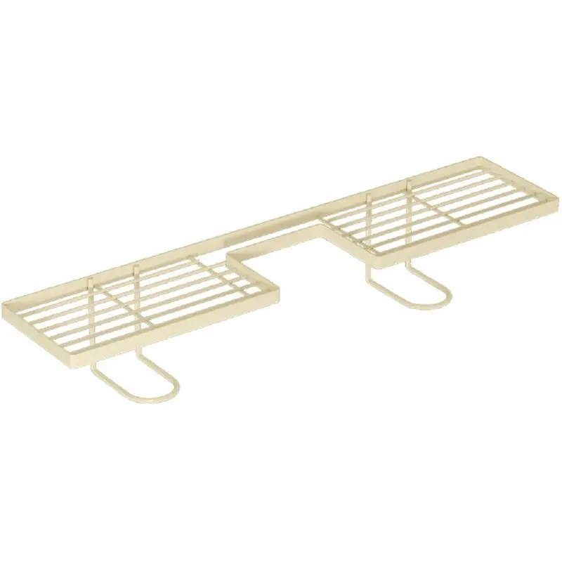 AT63-50Cm Bathroom Counter Shelf Anti Slip Heavy Duty Bathroom Vanity Shelf Draining Hollow Shelf B