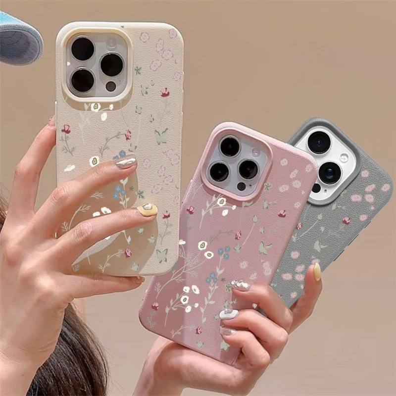 Summer Lovely Flowers Pattern Phone Case For Samsung Galaxy S26 S22 S23 S24 S25 Plus Ultra FE A57 A37 A27 A07 A36 Soft Cover