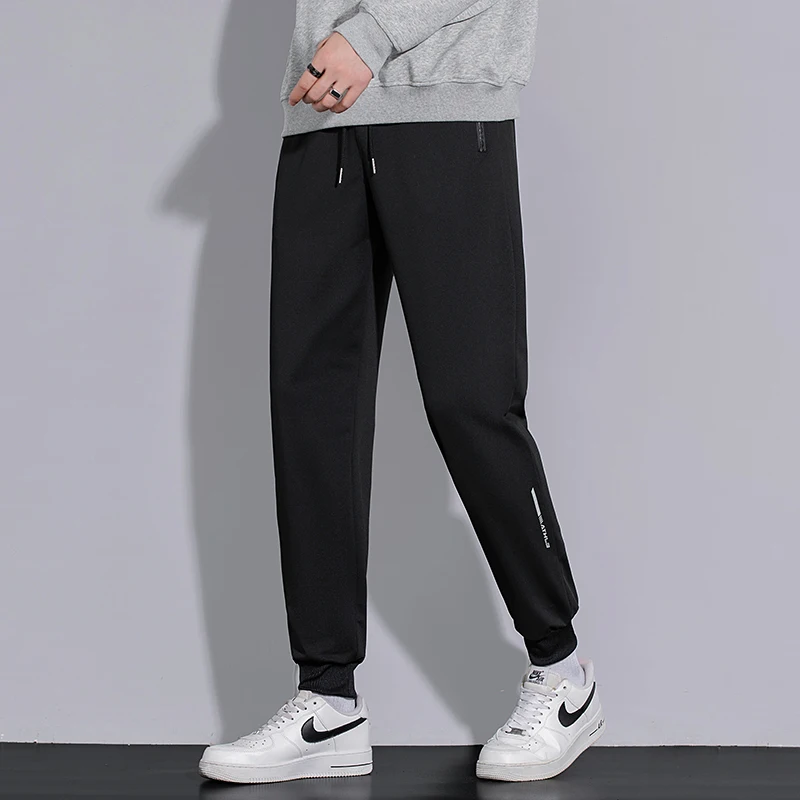 

Sports pants men's pants 2024 spring/summer sweatpants men's leg tied pants casual pants training pants men