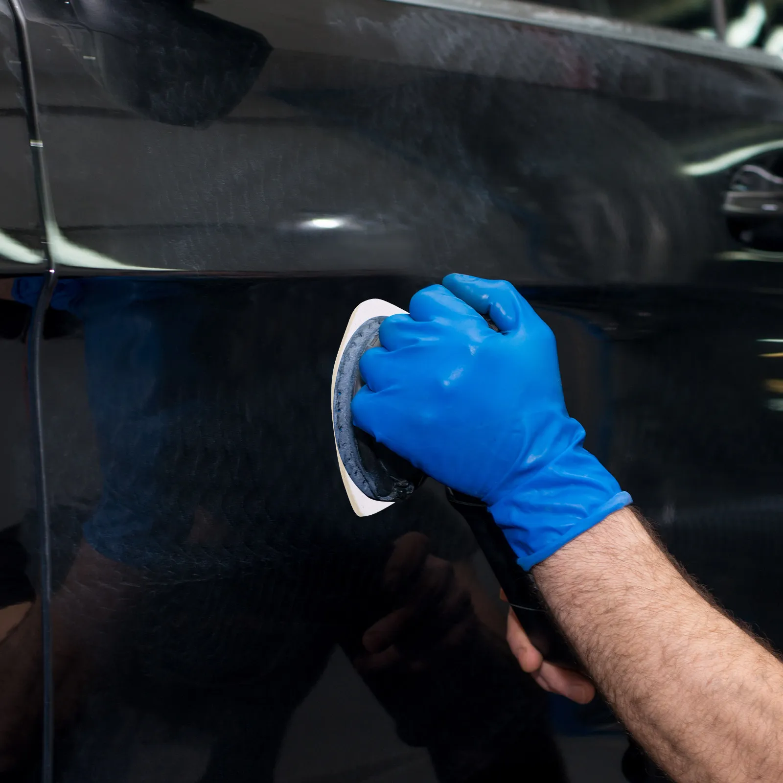 

Треугольная шерстяная полировальная губка для автомобиля, эффективная для полировки и детализации, для очистки салона и стекол автомобиля