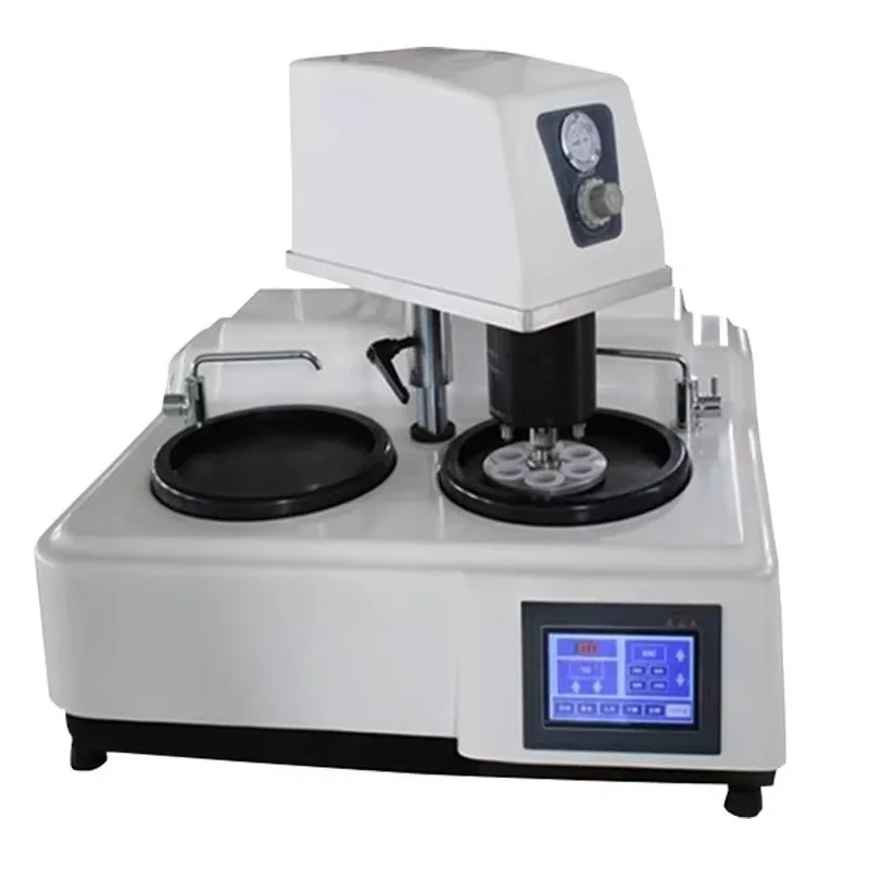 Automatic metallographic sample grinding and polishing machine Polishing machine Double disc metallographic