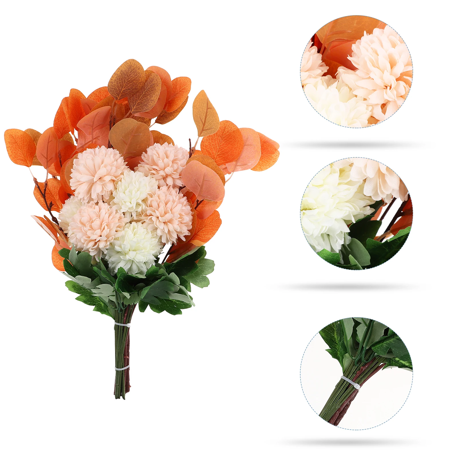

Indoor Artificial Bouquet Elegant Flower Daisy Bouquets Centerpieces Fake Flowers