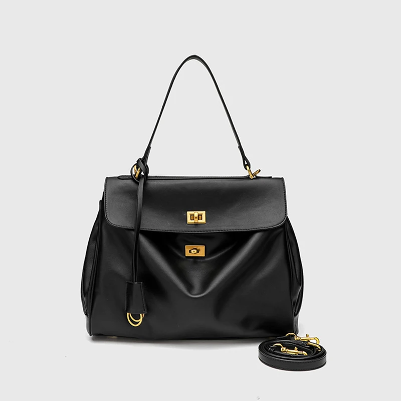 

Luxury Brand Woman Bags Spring Autumn Leather Women Totes Fashion Gold Buckle Women Shoulder HandBags Crossbody Bags