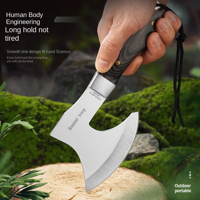 Multifunctional axe outdoor hand axe portable color camping self-defense firewood