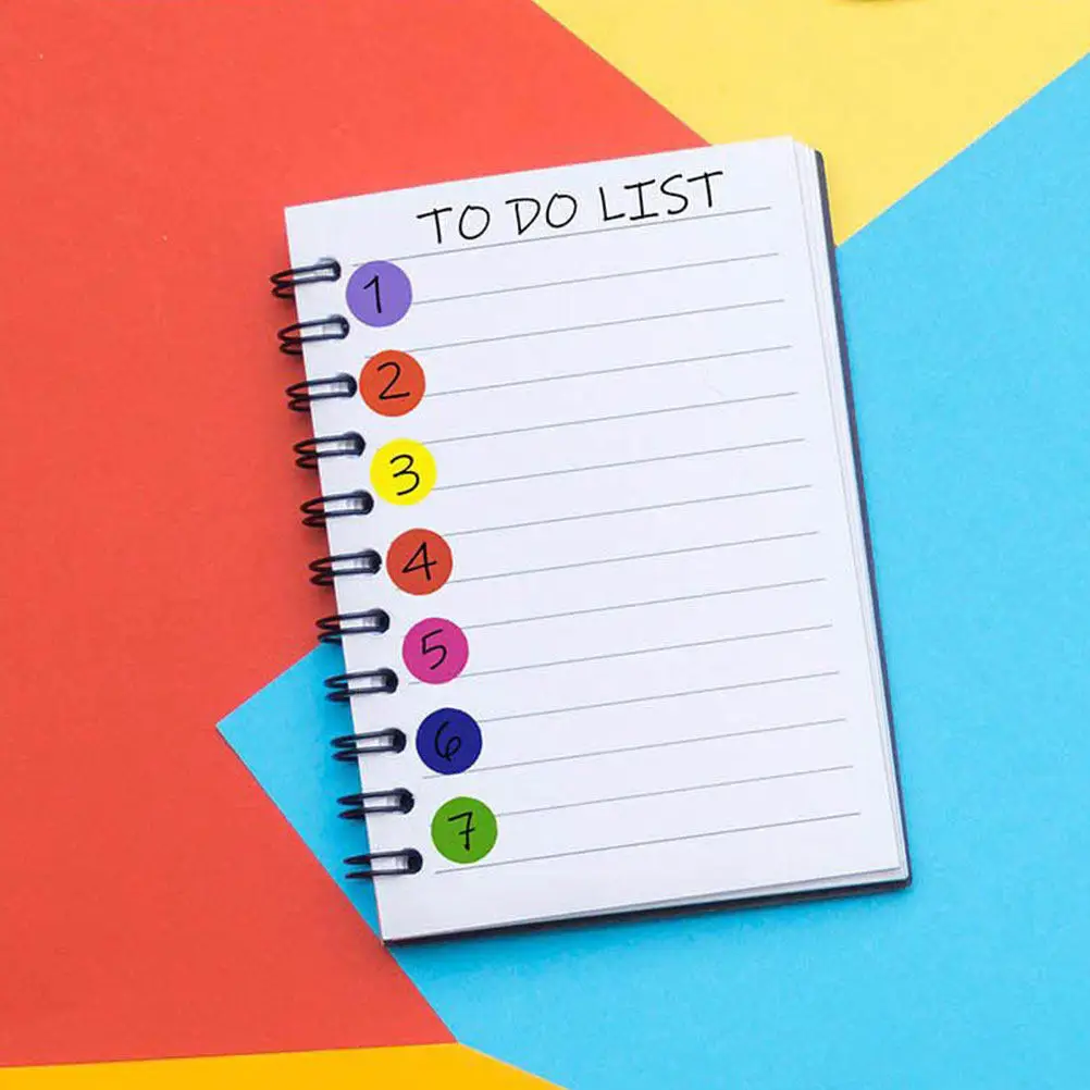 

Round Dots Stickers 10 Sheets Adhesive Color Coding Labels for Gifts Envelopes Jars Bottles Office Organization