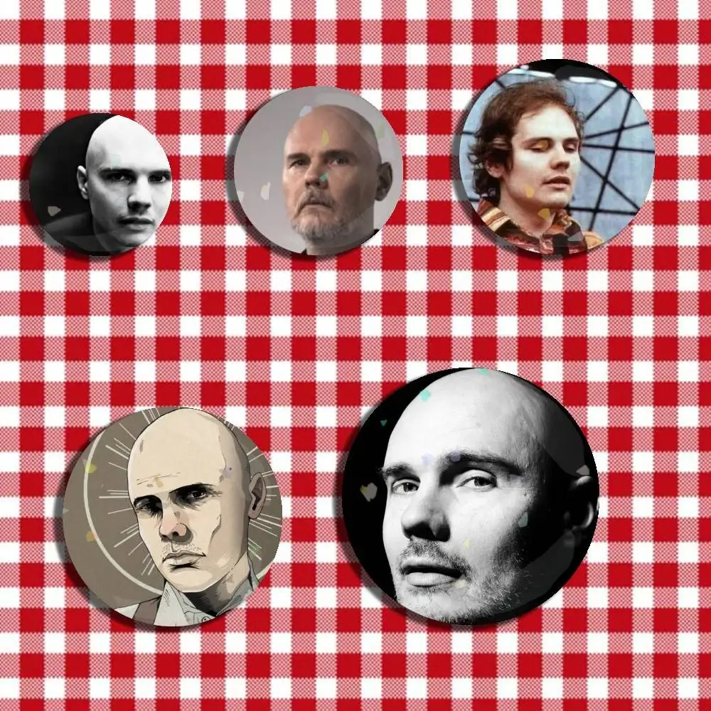 

Billy Band The S-Smashing P-Pumpkins Laser Badge Creative Pins Brooch for Bag Clothes Hat Decor Gifts Fans Collect