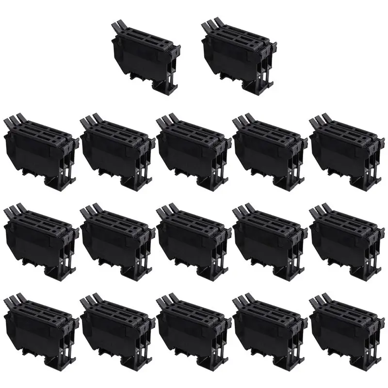 UK-5-HESI Fuse Terminal Block Uk5rd Rail Type 4Mm Fuse Terminal Block Connector Fuse Holder Conductor With Light 24V-A68E