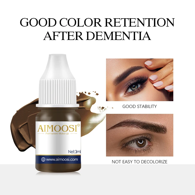 Pigment lait thé colorants pour ensembles de maquillage Semi-Permanent teinture sourcils Eyeliner lèvres beauté Microblading tatouage Pigments