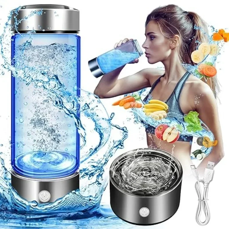 Hydrogen Water Generator Alkaline Maker Rechargeable Portable Water Ionizer Bottle Super Antioxidan Hydrogen-Rich Water Cup