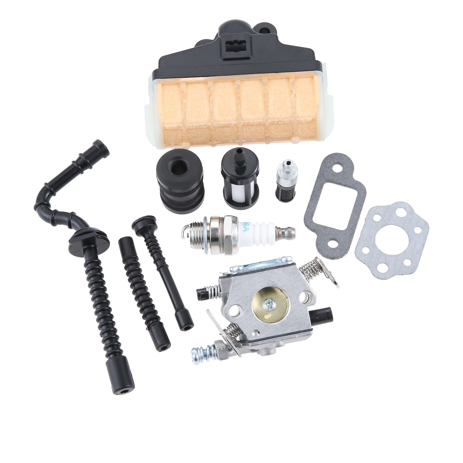 1set 1123 160 1650 Carburetor Spark Plug Air Filter Fuel Line Adjustment Kit with Gasket Fits