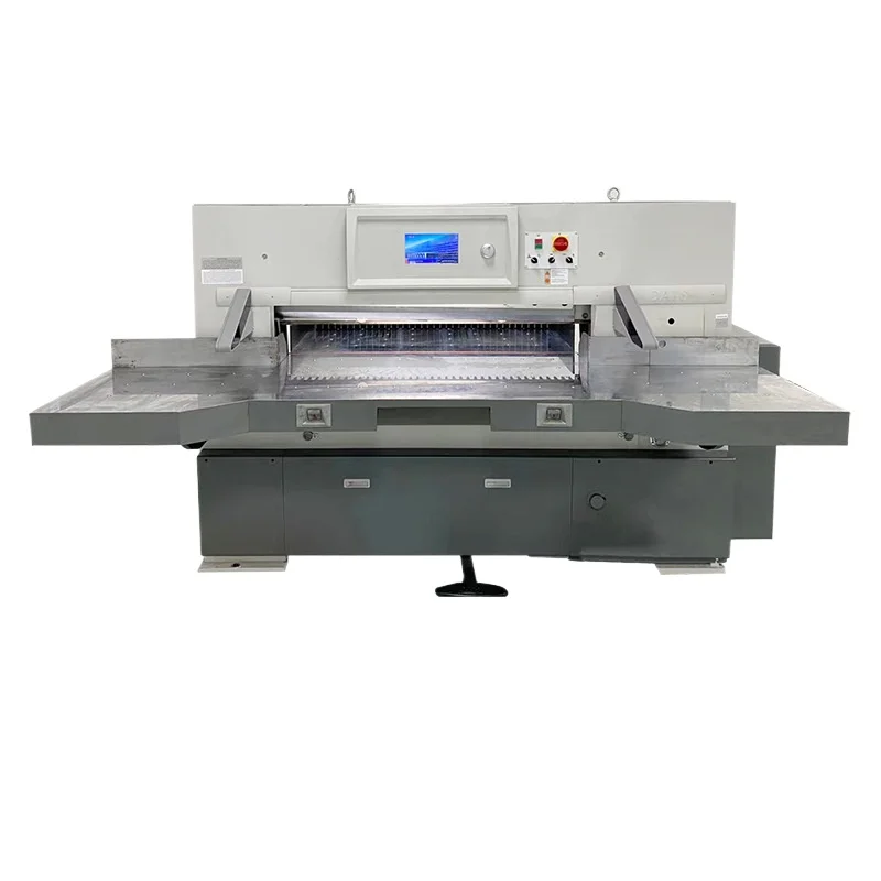 Fully automatic hydraulic programmable paper trimmer y