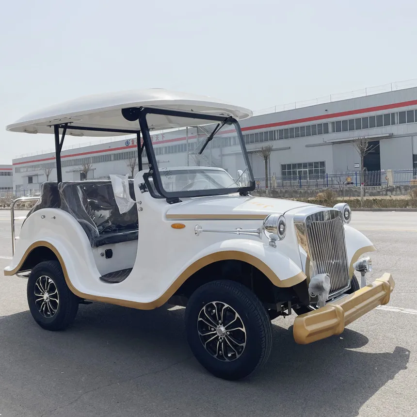 Golf Cart Gas Powered CE Antique Car Electric Car Customized 4 6 8 10 Seats ODM Customized