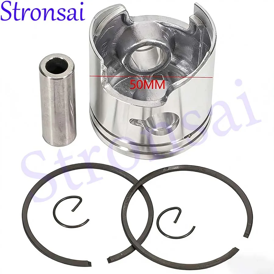 3B2-00001 50MM Piston Kit Std For Tohatsu Nissan Outboard Motor 9.8HP 8HP 2 Stroke MERCURY 6HP 3B2-00001-0 3B2-00011-0 3B2-00011