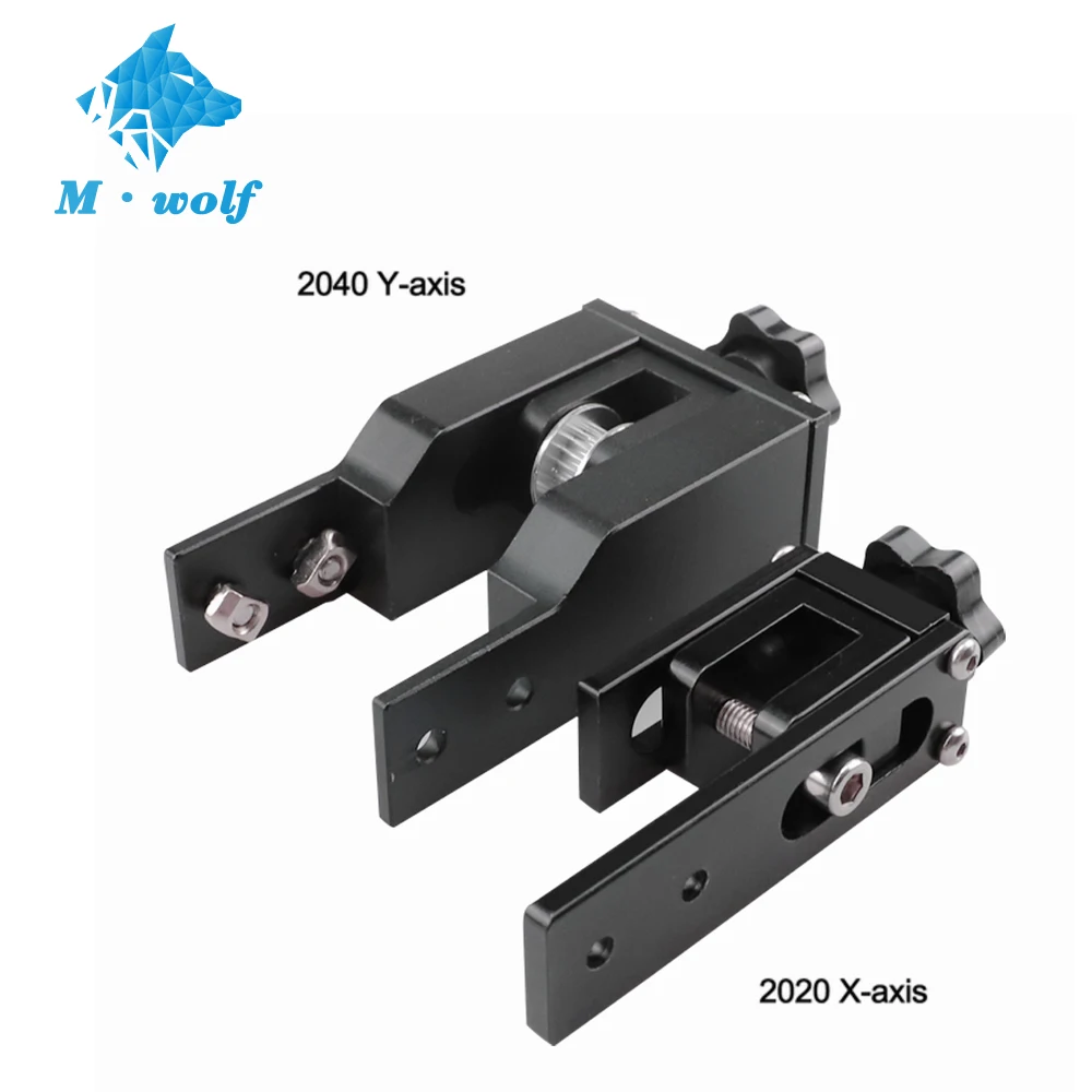 2020 X axis V-Slot profile 2040 Y axis synchronous belt Stretch Straighten tensioner For Creality Ender 3 CR-10 10S 3d printer