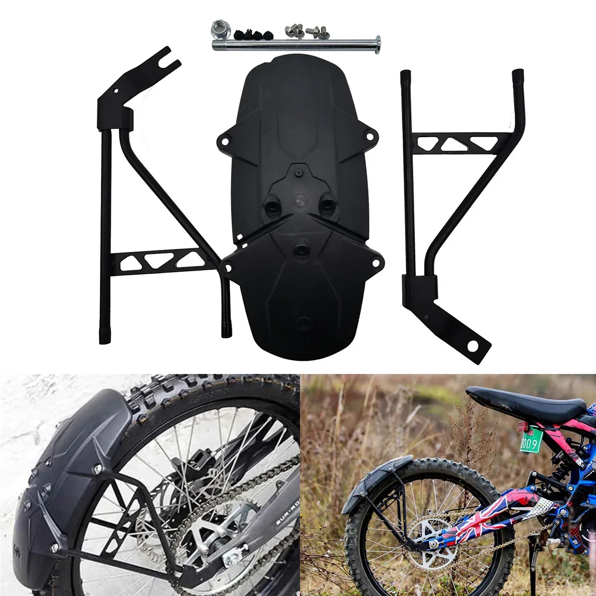 

Motorcycle Rear Wheel Fender Mud Guard Plastic Mudguards For Sur-Ron Surron Sur Ron Light Bee S X Off-Road Electric Vehicle