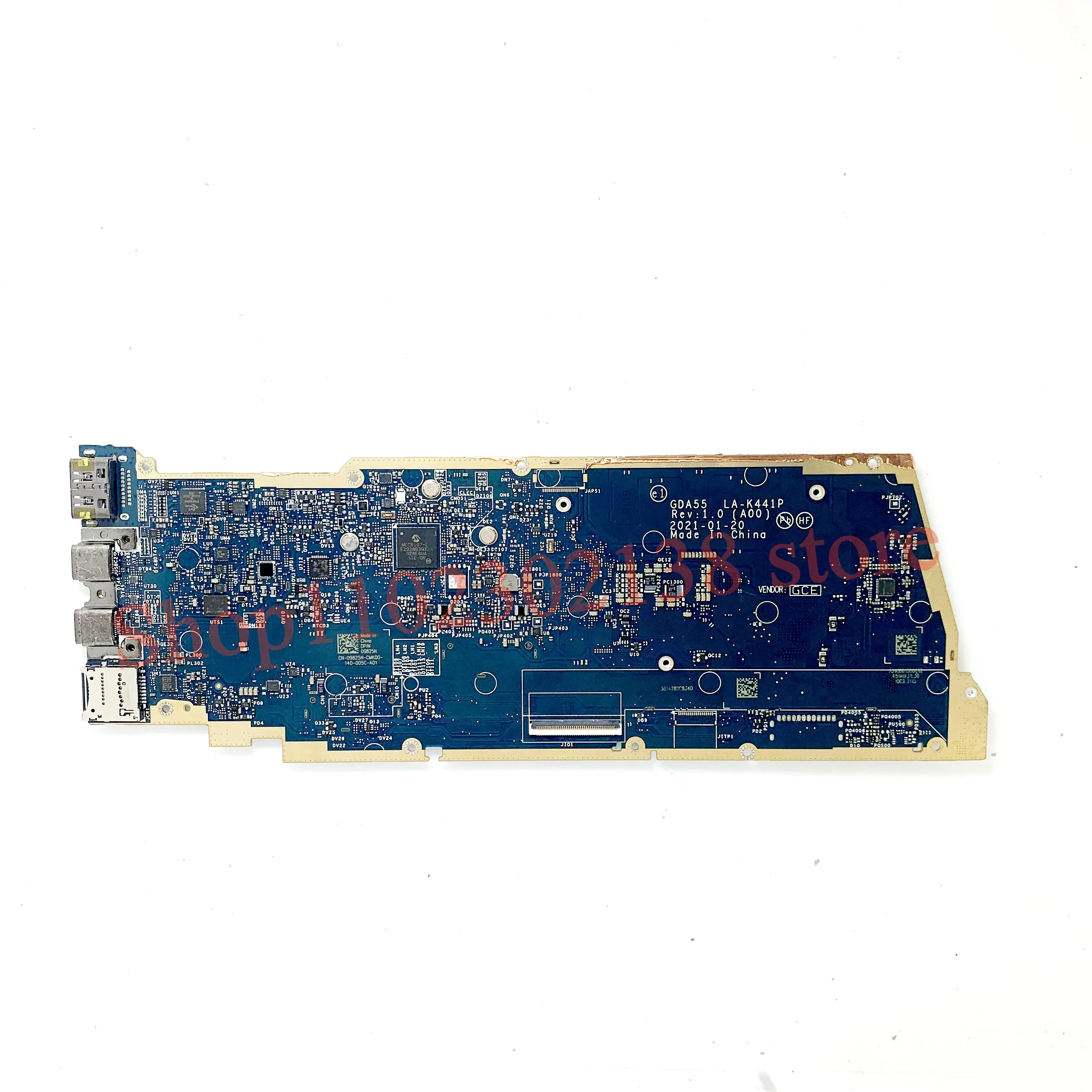 Mainboard CN-09825N 09825N 9825N With SRK1F I7-1185G7 CPU For DELL 9520 Laptop Motherboard GDA55 LA-K441P 100% Full Working Well