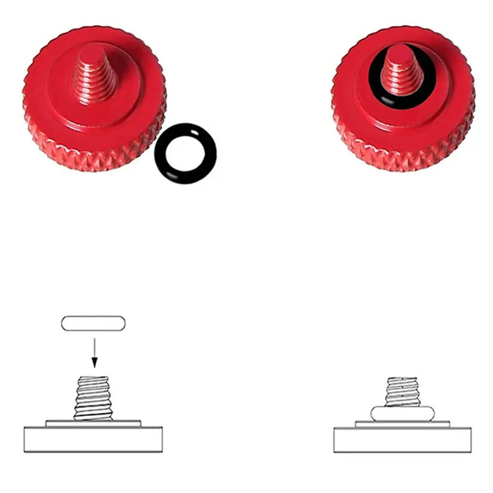 Ergonômico Camera Shutter Button, Knurling projeto, côncavo, cobre, SLR, DSLR, Camera Triggers