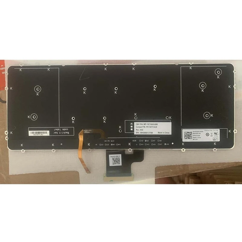 Z For Dell XPS 15 9530 Precision M3800 Laptop Arabic Backlit Keyboard
