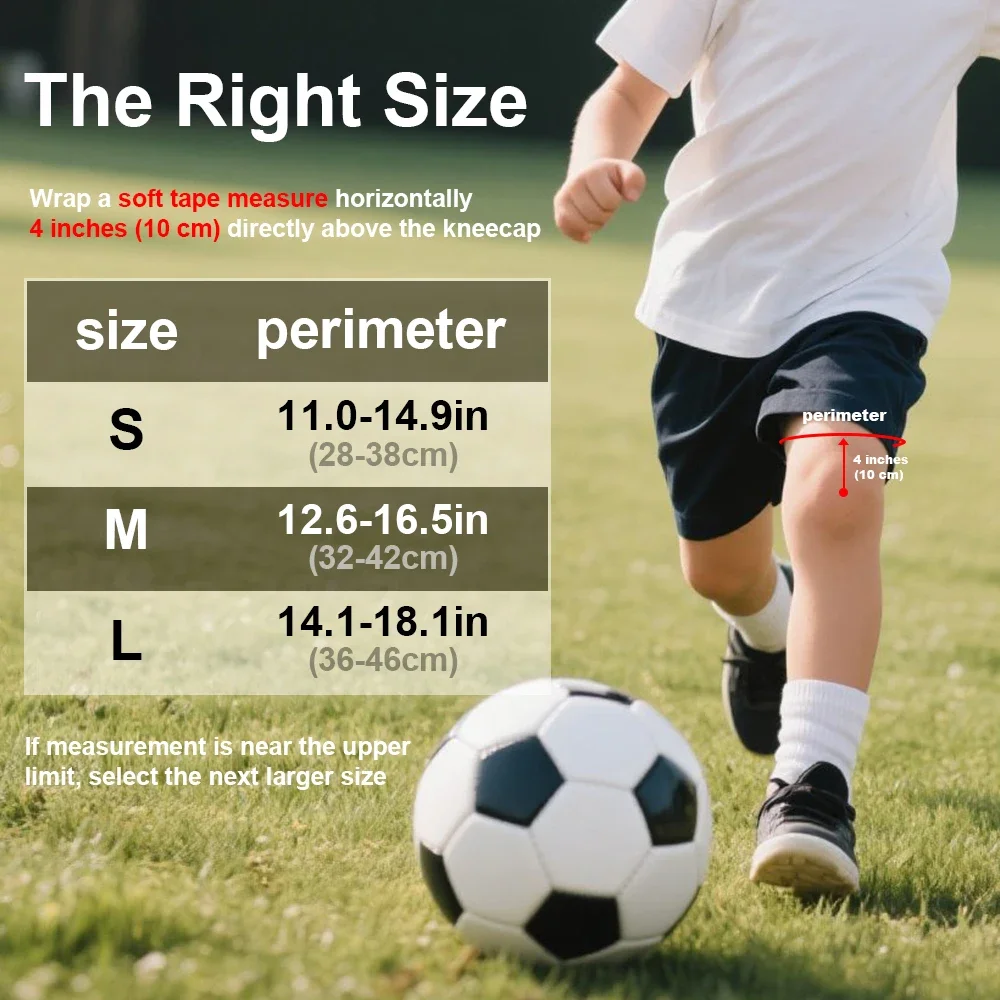 

1PC Kids Knee Brace for Arthritis Pain Support-Youth Knee Sleeve for knee pain Compression sleeve for Sports,Knee Pain Relief