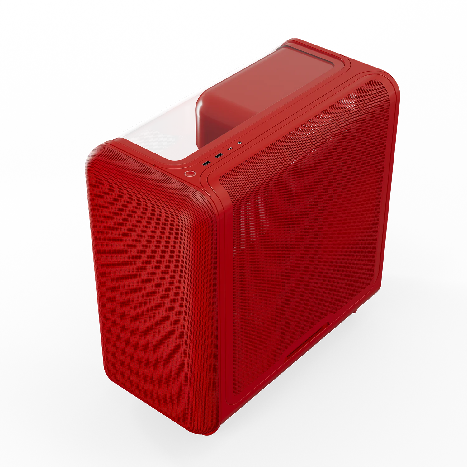 X50 Wild Chery Full-Coverage Micro-Mesh Cold-Floor Cooling Acoustic Glass Mid-Tower Silent PC Gaming Computer Case Steel Glass
