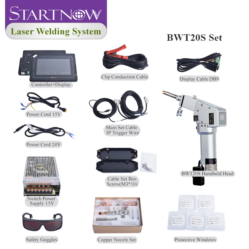 Startnow RAYCUS JAX Fiber Laser Handheld Integrated Welding Machine  1500W 2000W 3000W With Water Cooling Laser Welding Machine