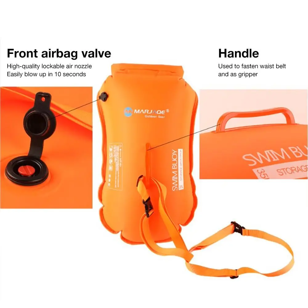 Drifting Drift Buoy Buoyancy Bag Thickened Float Backpack Swimming Bag Multifunctional Portable Swimming Buoy Bag Camping